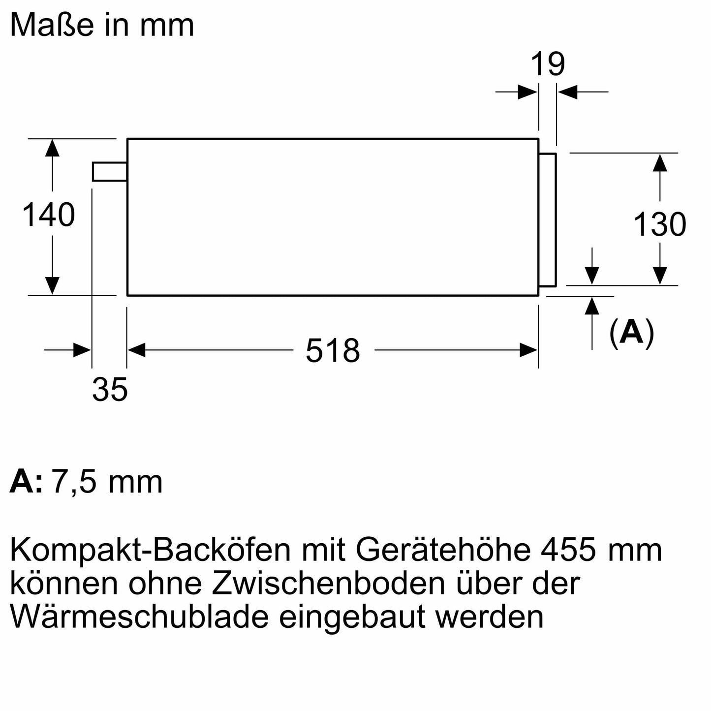 NEFF N24HA11N1, N70, Wärmeschublade, 60 x 14 cm, Edelstahl, Grifflos, 140 mm hoch
