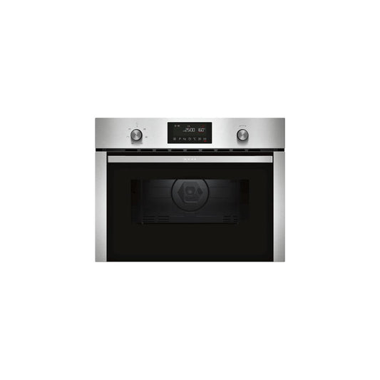 NEFF C1CMG84N0, N 50, Einbau Mikrowelle mit Heißluft, 45,4 x 59,4 x 57,0 cm (H x B x T), 44 l, Grill, 15 Automatikprogramme, Easy Clean, Edelstahl